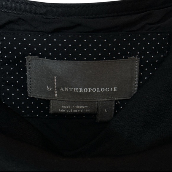 EUC - Anthropologie Elyse Slip Dress - Size L - Black - Picture 8 of 9